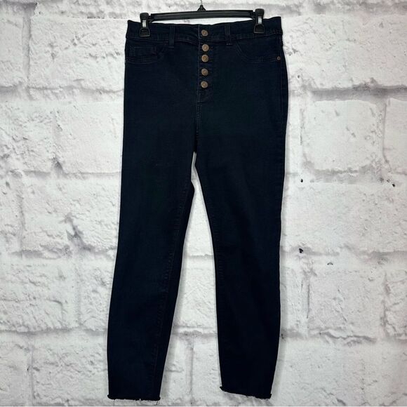 |EUC| PISTOLA Button Fly High Rise Raw Hem Skinny Jeans - Picture 1 of 6